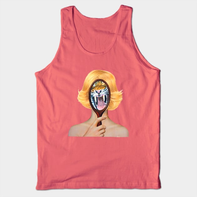 Tiger Mirror Tank Top by MoonPatrol